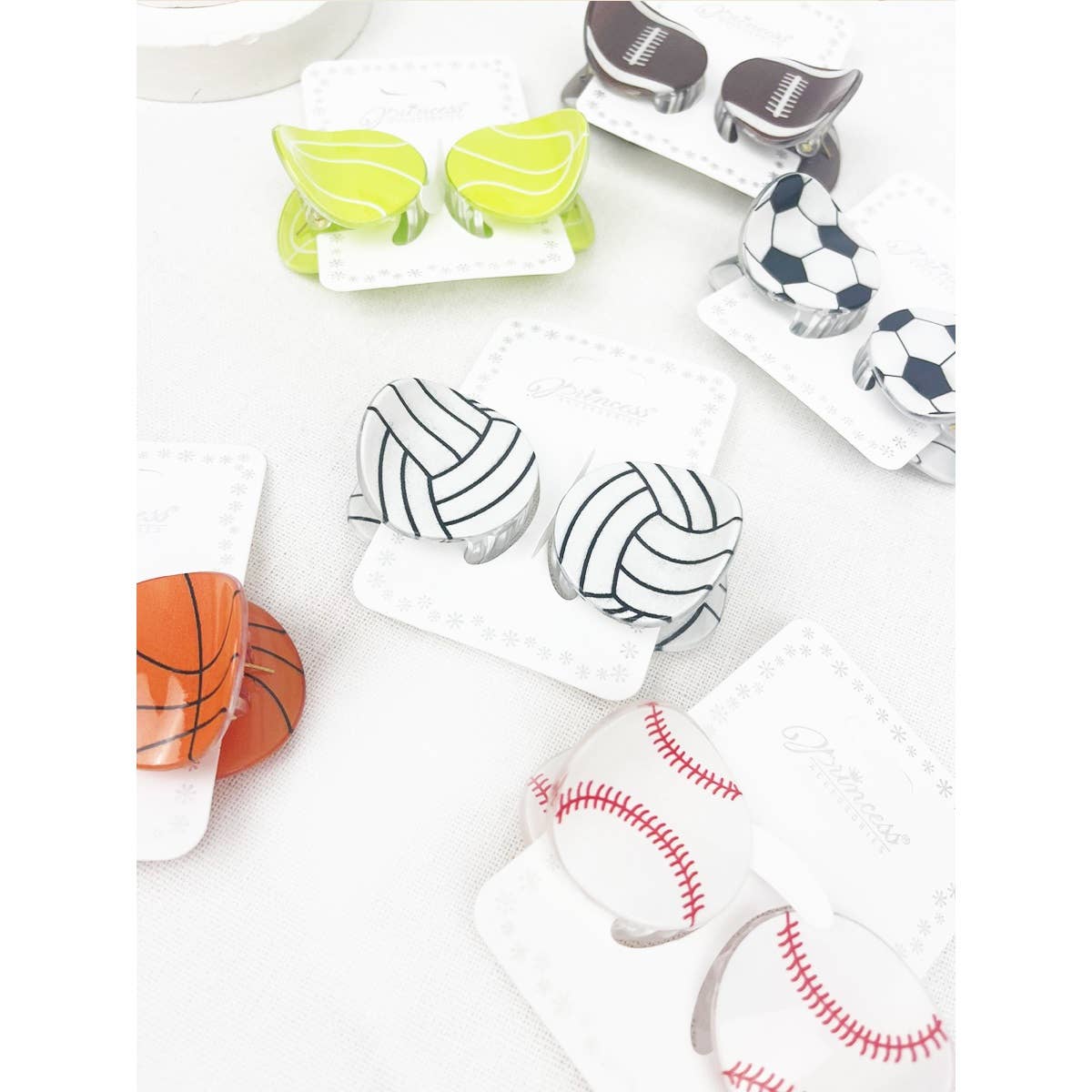 Sports Ball Claw Clips