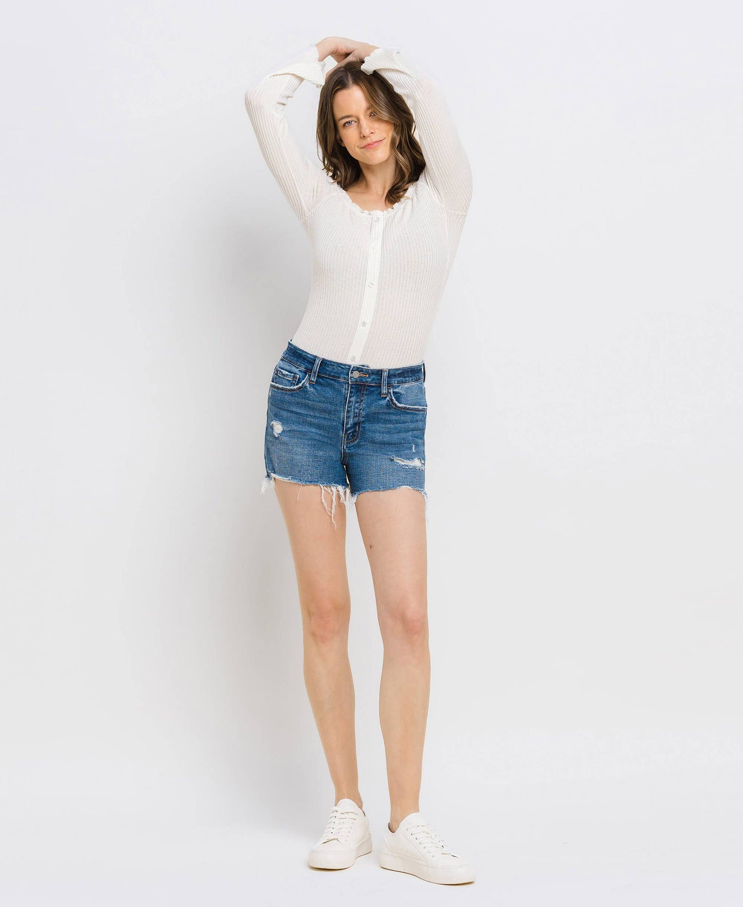 Flying Monkey High Rise Cutoff Shorts