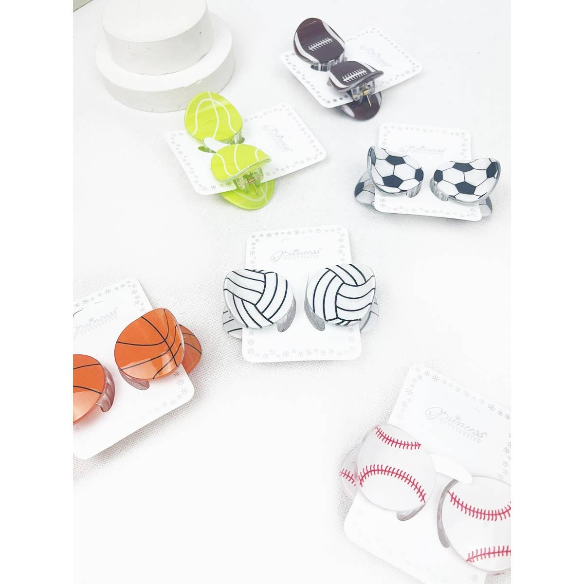 Sports Ball Claw Clips