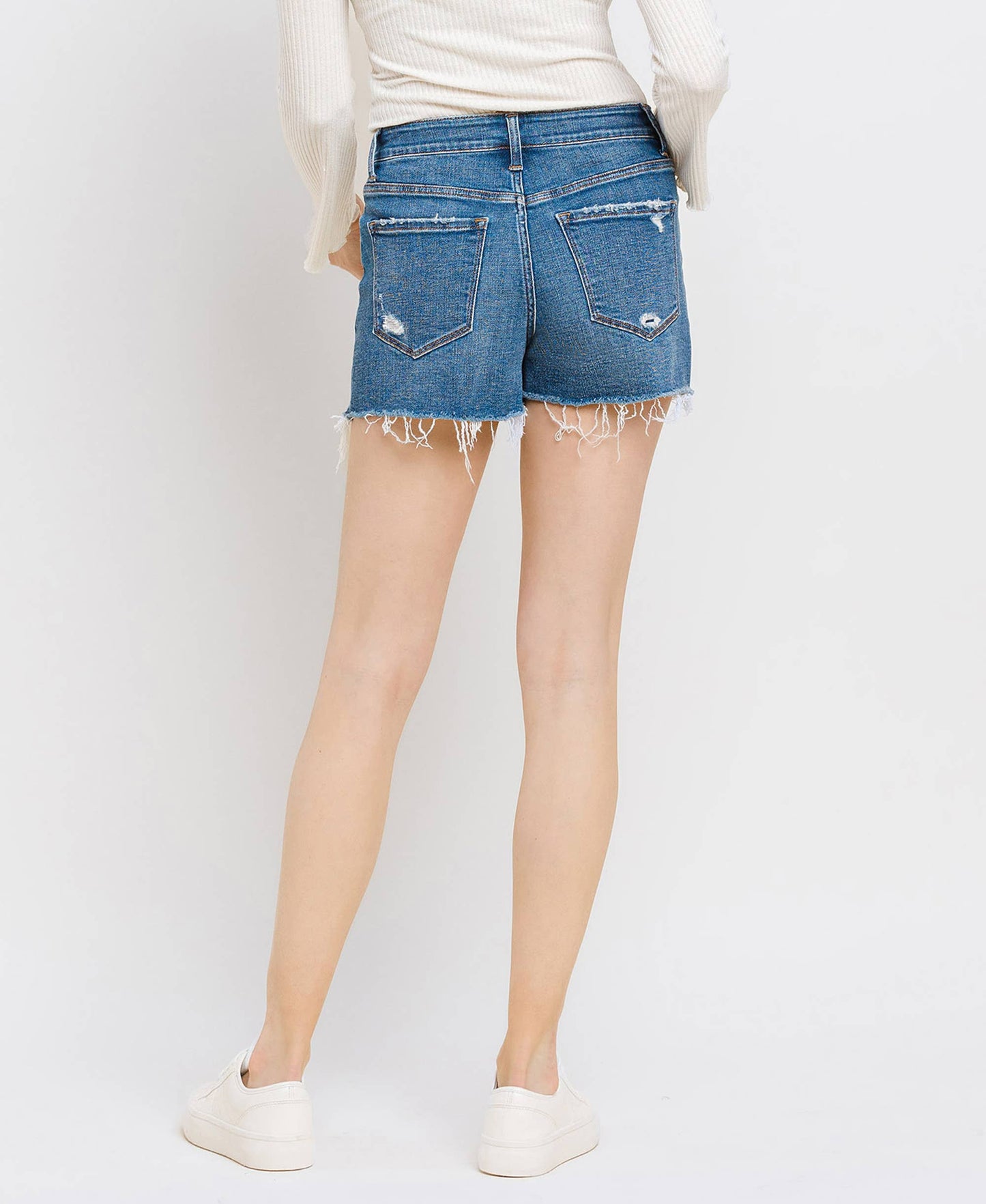 Flying Monkey High Rise Cutoff Shorts