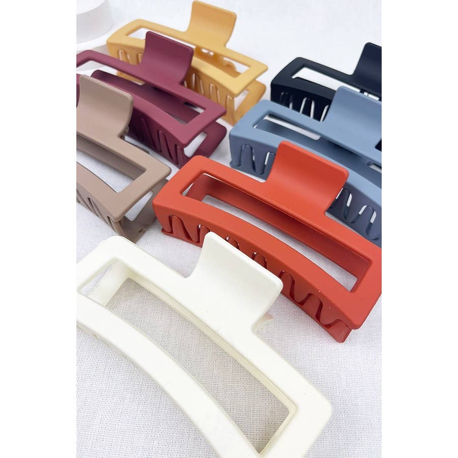 Fall Shades Jumbo Matte Hair Claw Clip