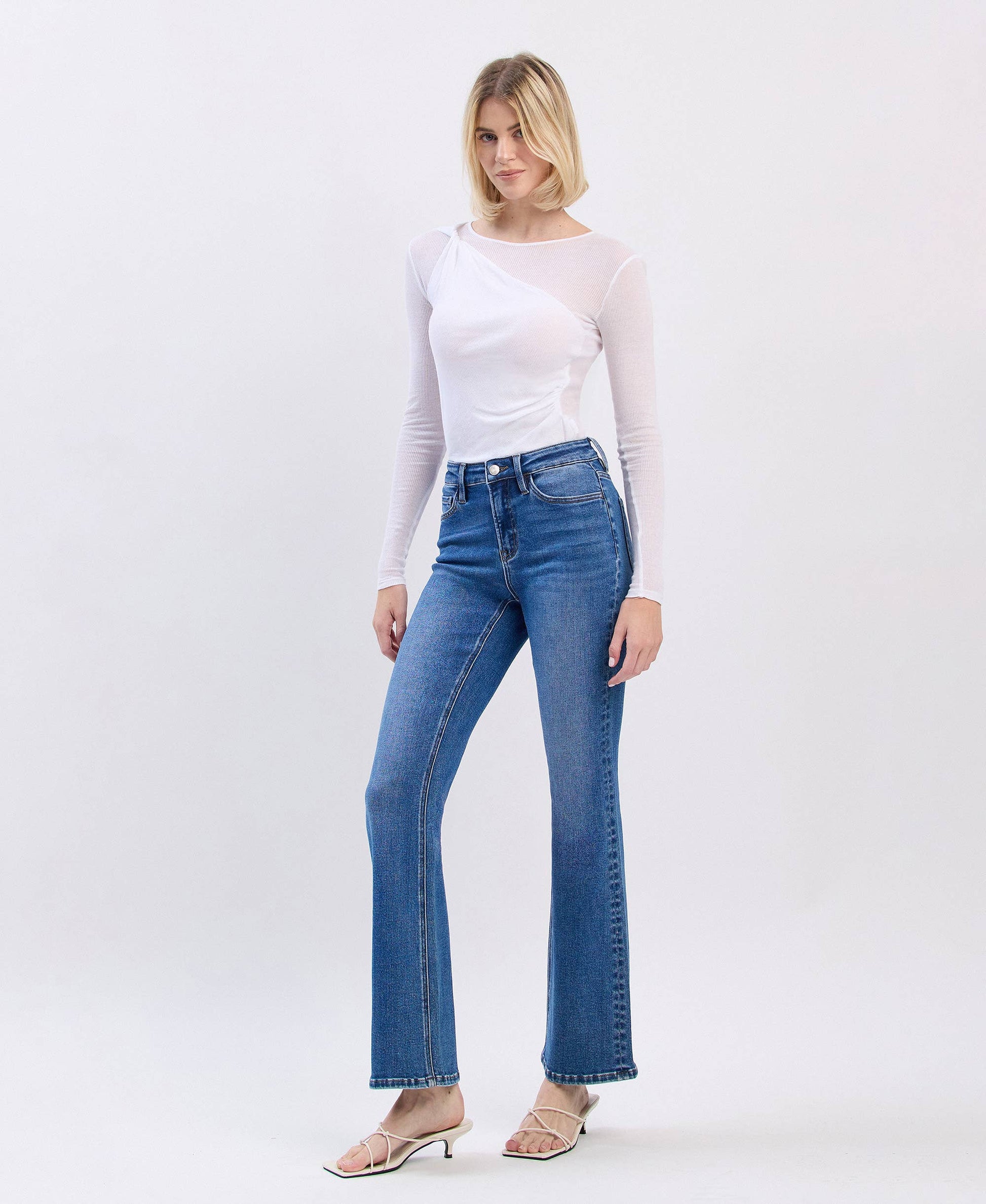 Lovervet High Rise Full Length Bootcut Jean