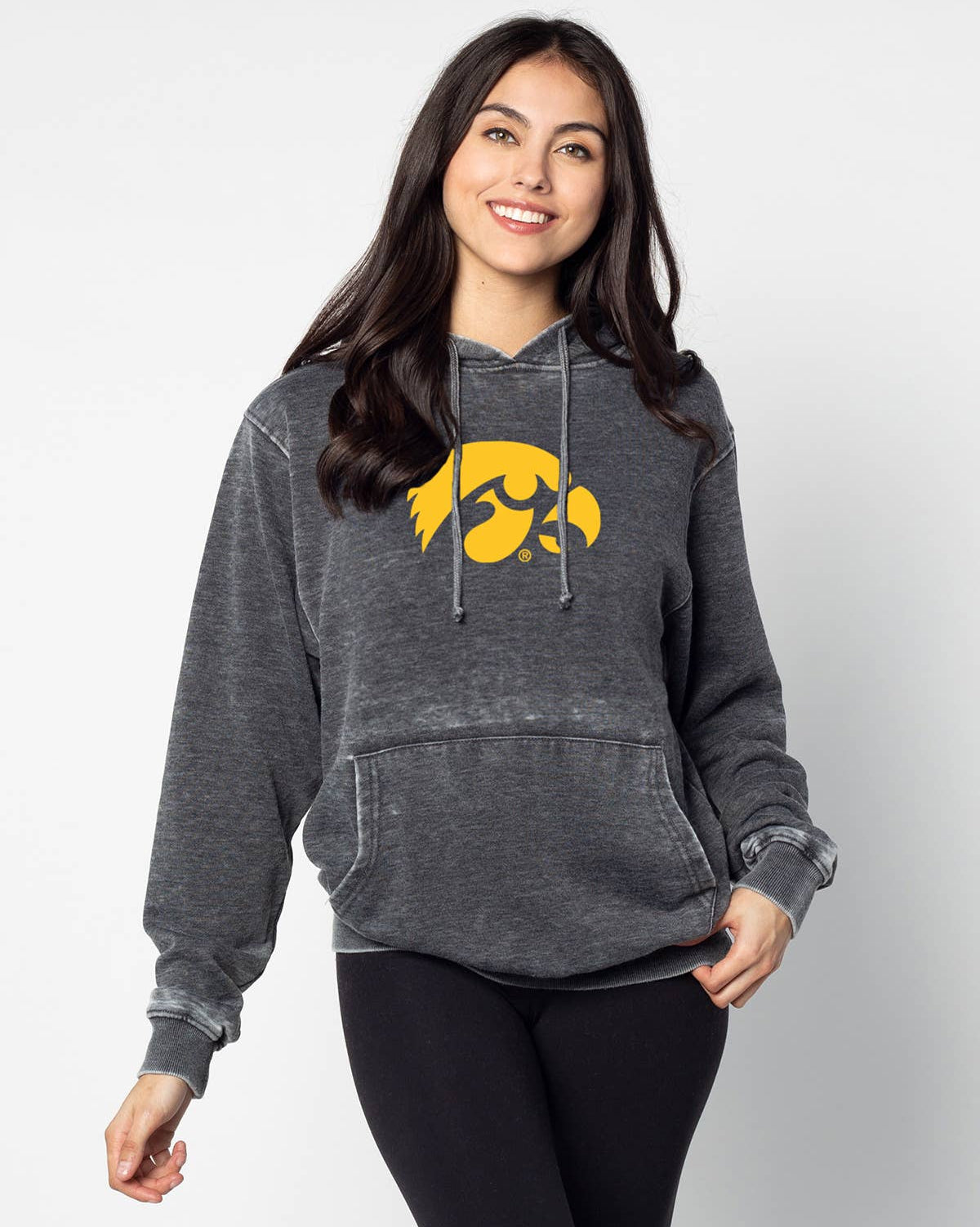 Iowa Hawkeye Burnout Hoodie