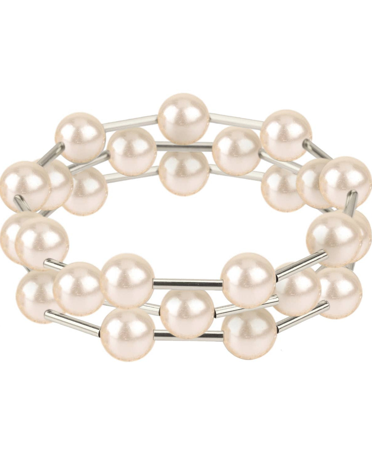 Jia Silver Pearl Bracelet