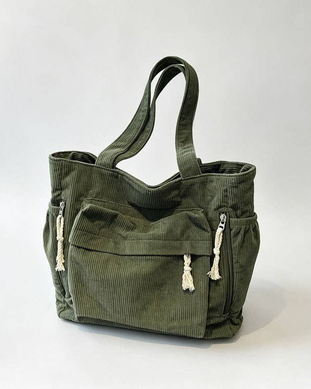 Canvas Pocket Tote Bag