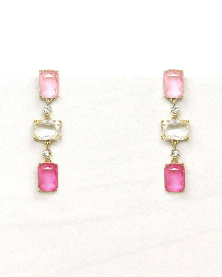 Neil Pink Multi Dangle Earrings