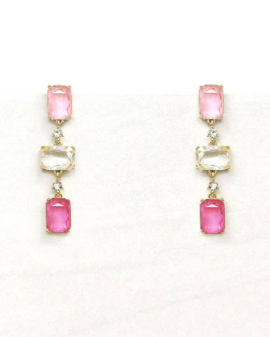 Neil Pink Multi Dangle Earrings