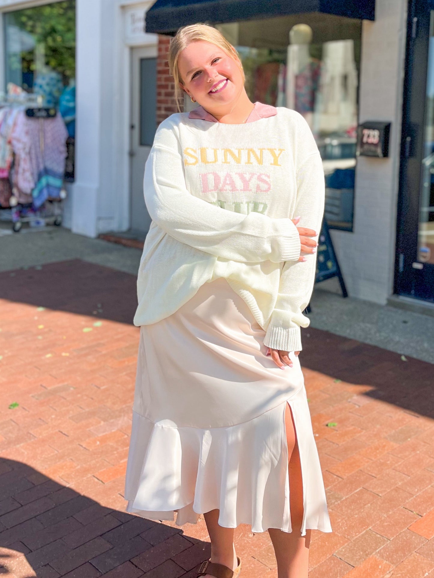 Sunny Days Club Summer Sweater