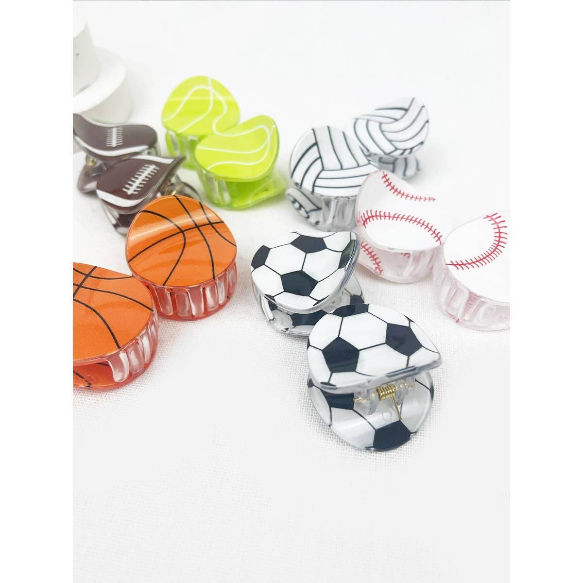 Sports Ball Claw Clips