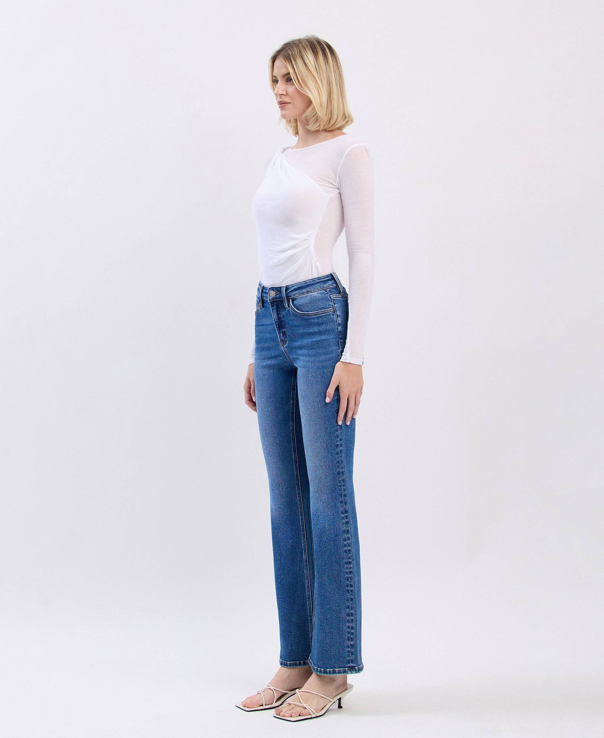 Lovervet High Rise Full Length Bootcut Jean