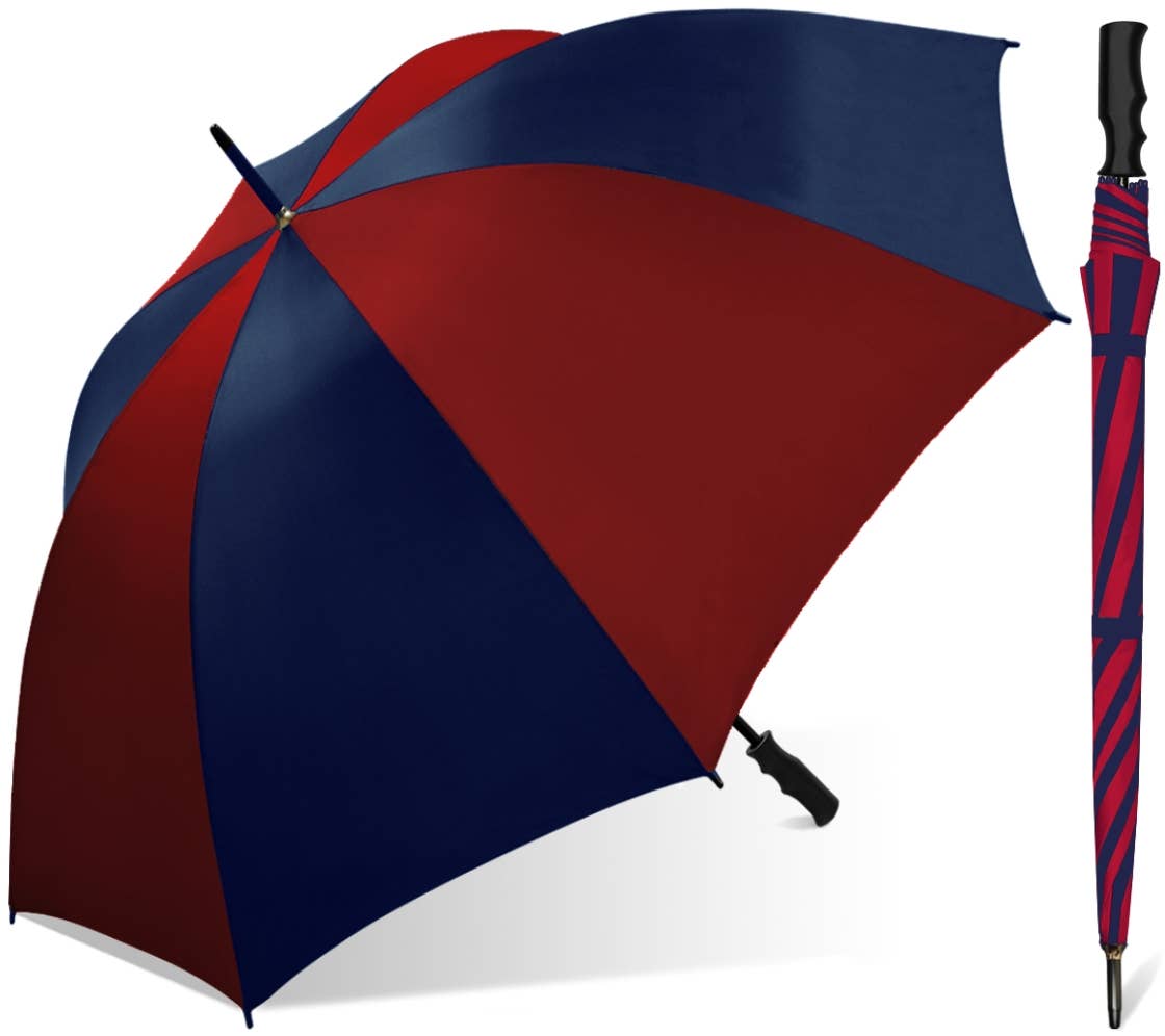 52" Manual Open Jumbo Golf Umbrella in Assorted Combinations