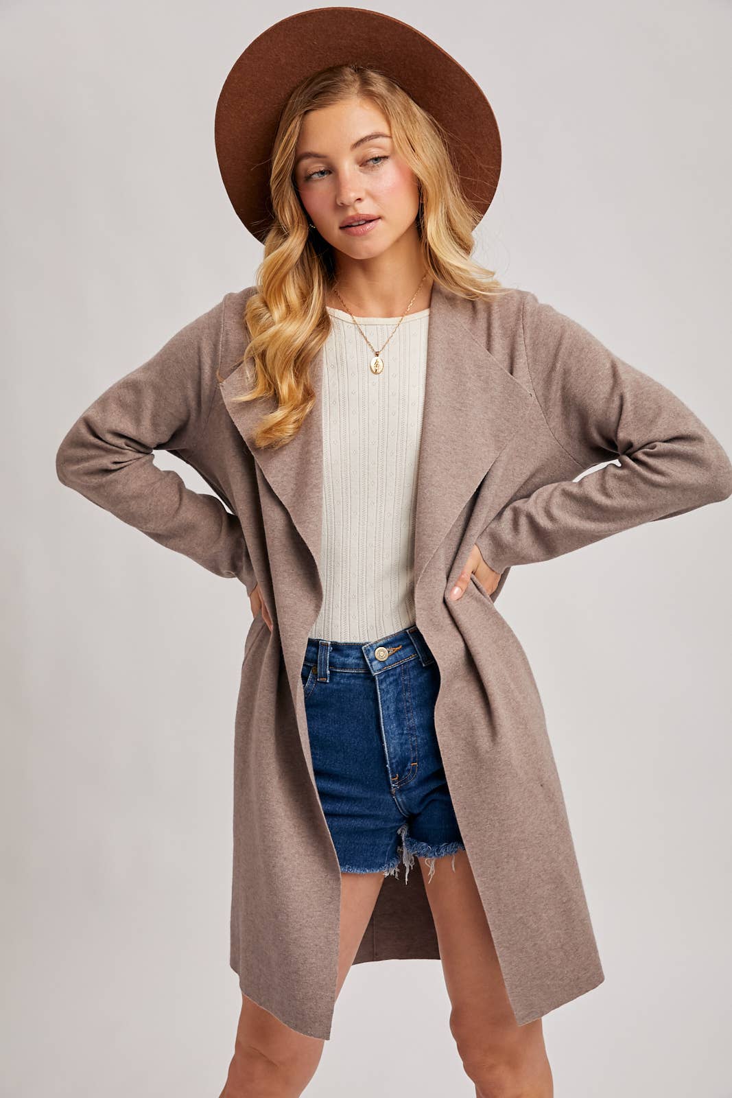 Open Front Coatigan