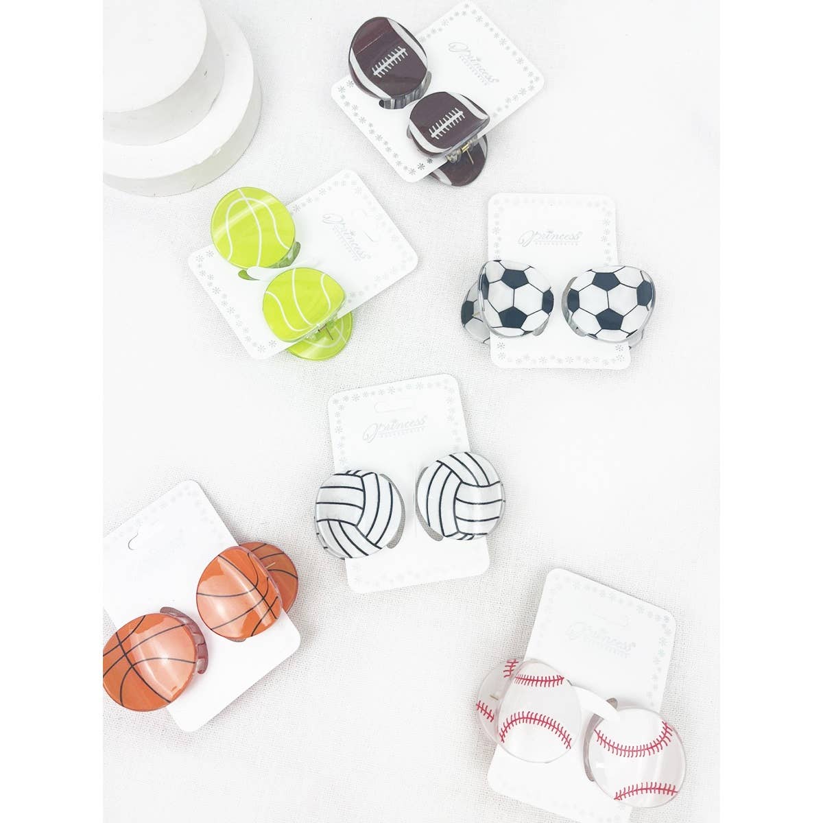 Sports Ball Claw Clips