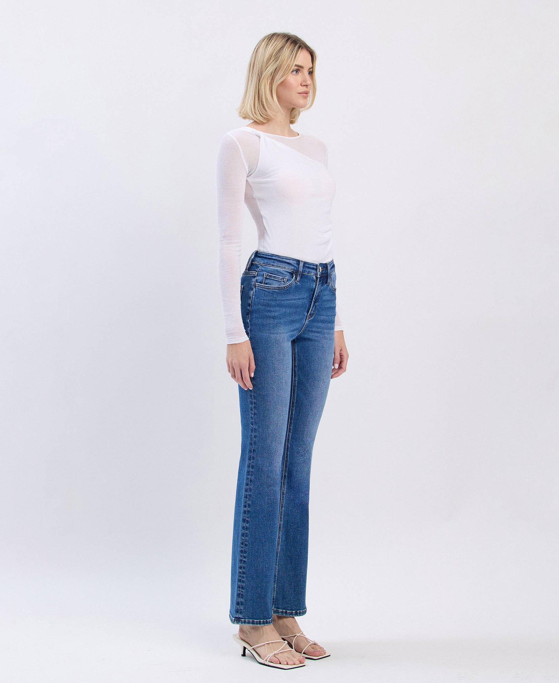 Lovervet High Rise Full Length Bootcut Jean