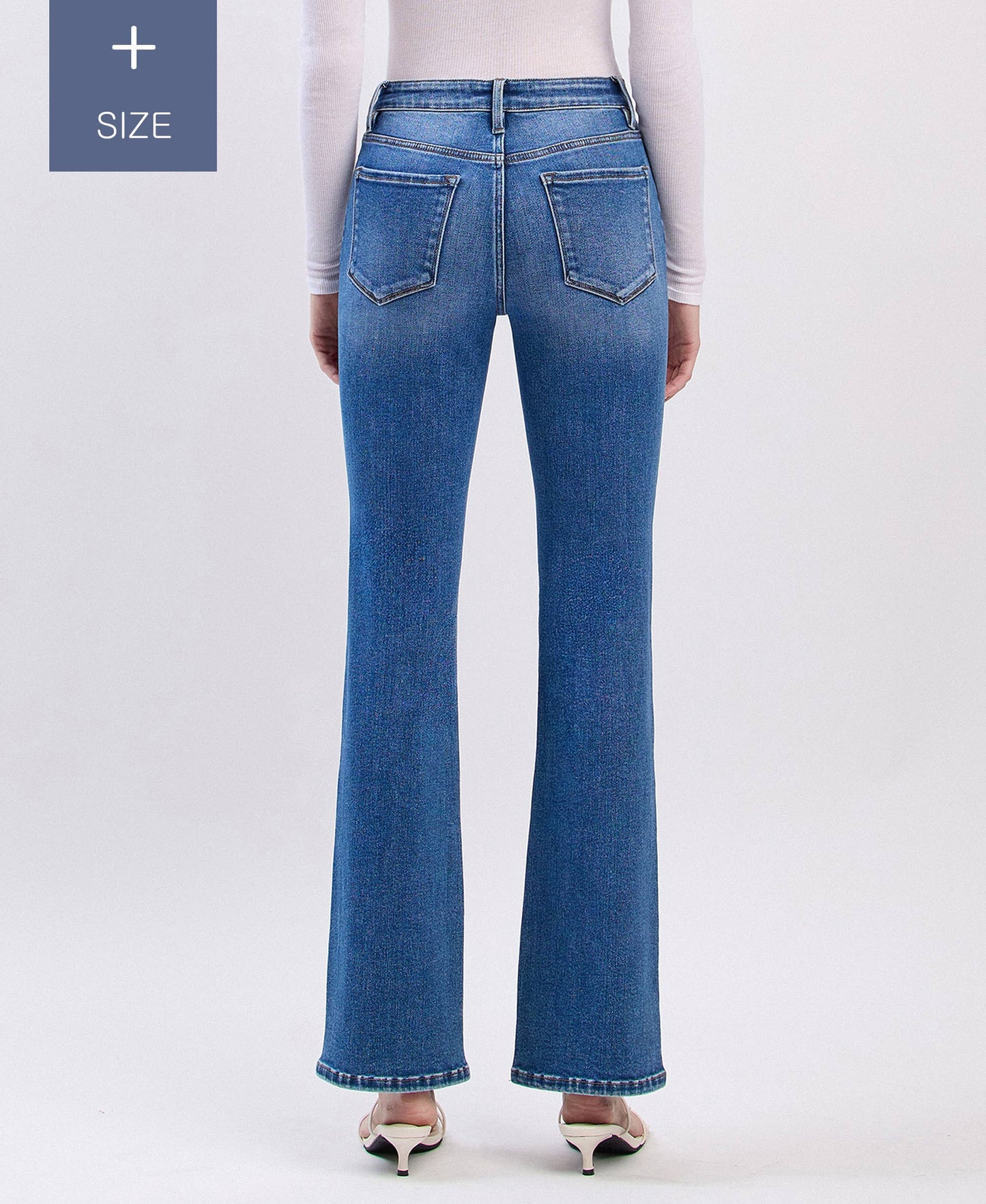 Curvy Lovervet Tummy Control High Rise Bootcut Jean