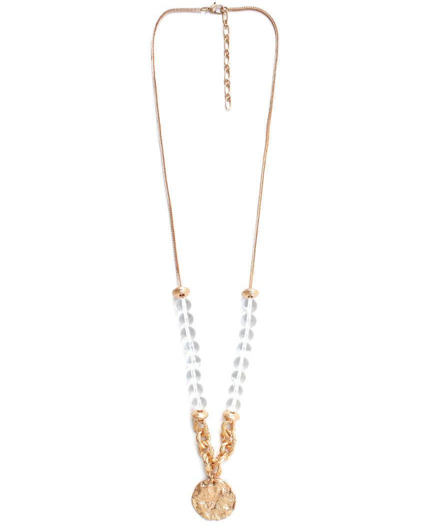 Carter Clear Gold Necklace