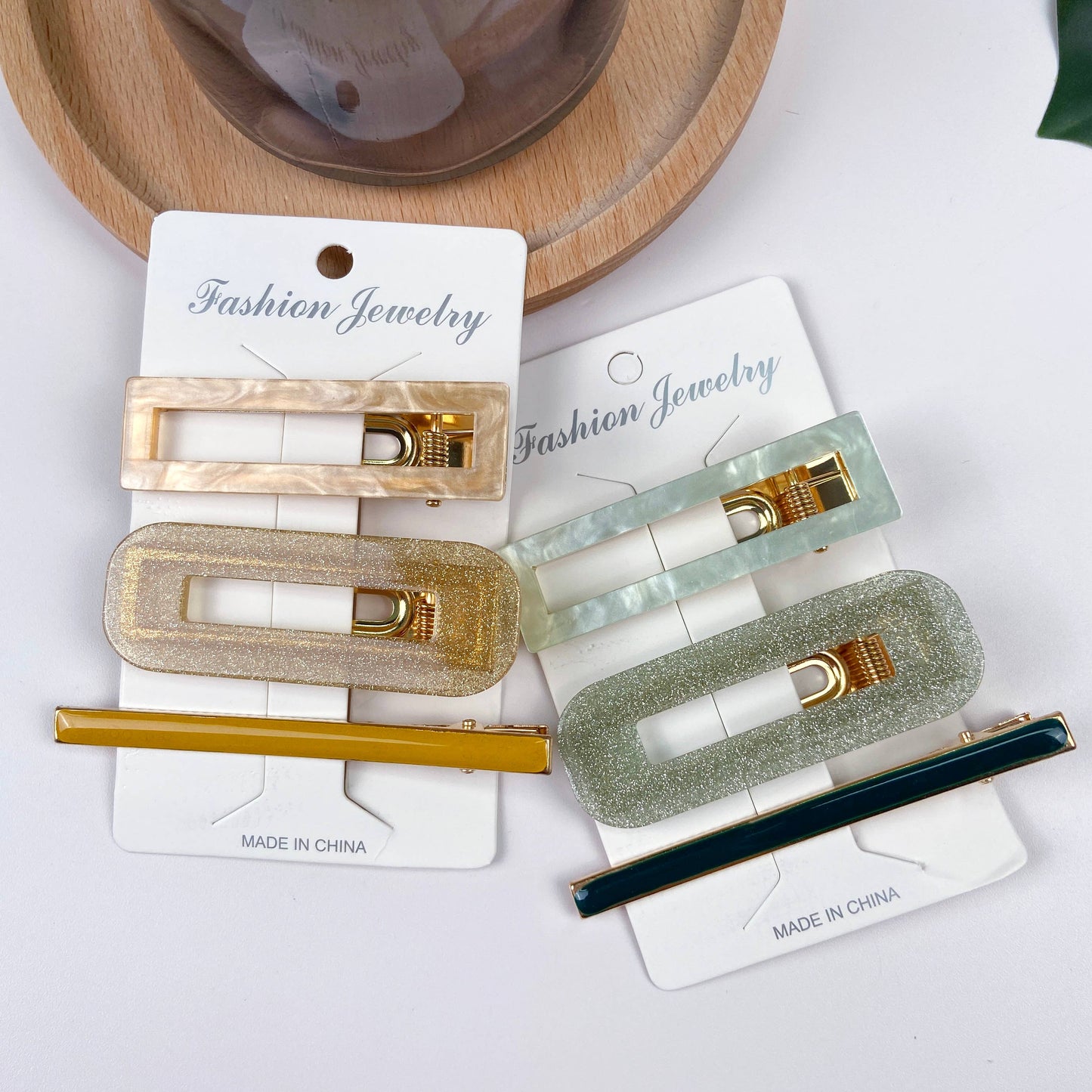 3 pcs simple and cute hair clip