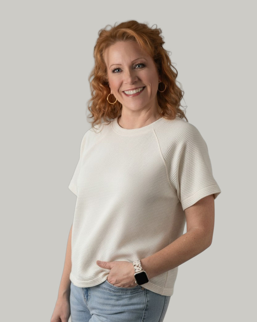 Comfy Bubble Sleeve Knit Top