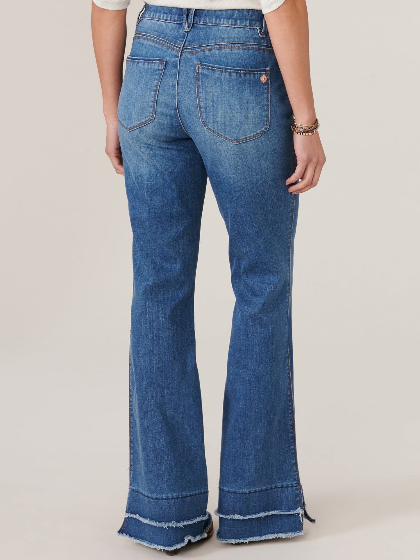 Democracy AbSolution Double Fray Slit Bootcut