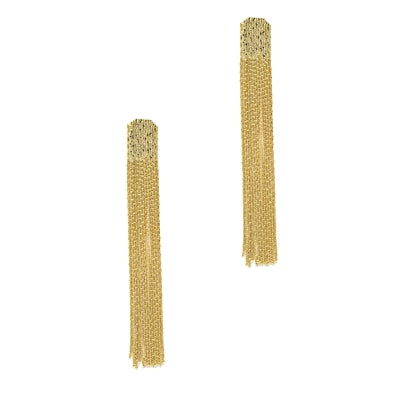 Gold Multi Chain Earrings