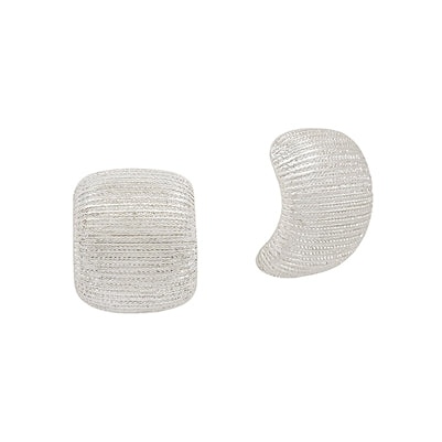 Cuffed Huggie Hoop Earrings