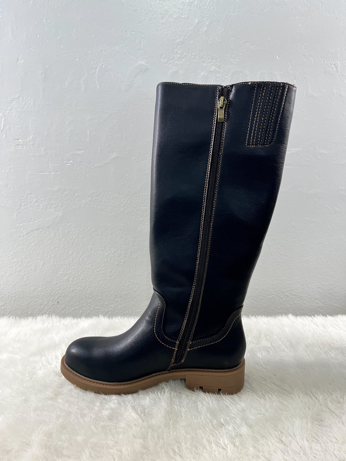 Brown Leather Riding Boots "Gallop"