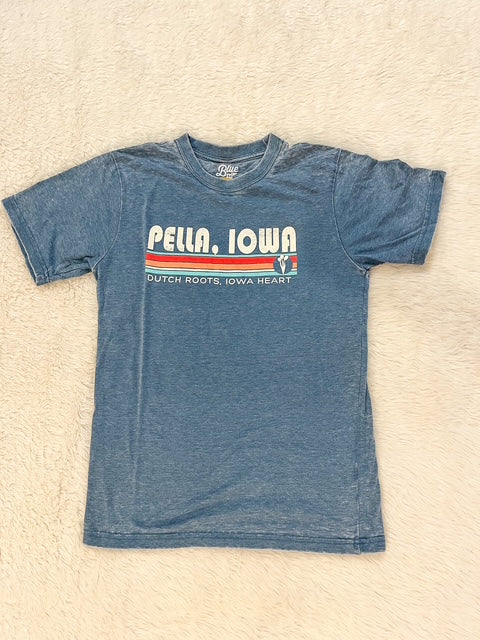 Dutch Roots, Iowa Heart Burnout T-Shirt