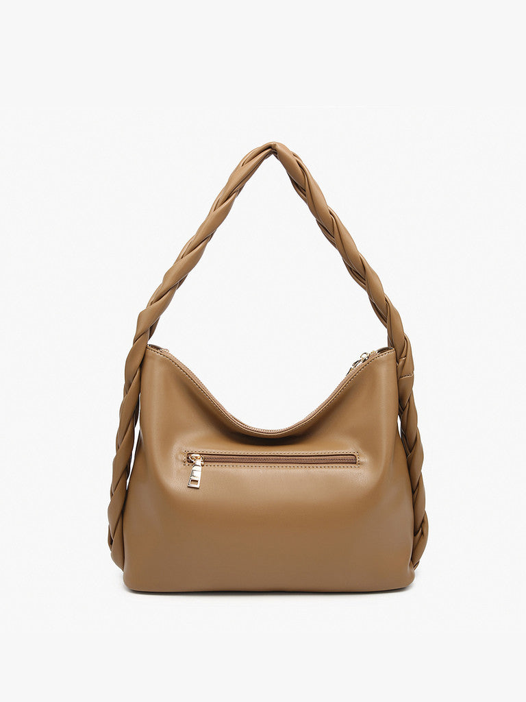 Plum Delilah Knotted Hobo Bag