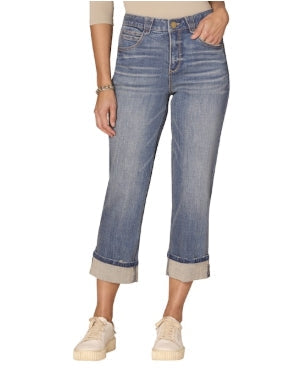 Democracy High Rise Boyfriend Crop Jean