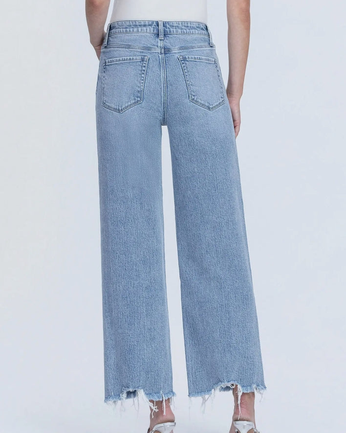 Vervet -"God Given" Mid Rise Ankle Wide Leg