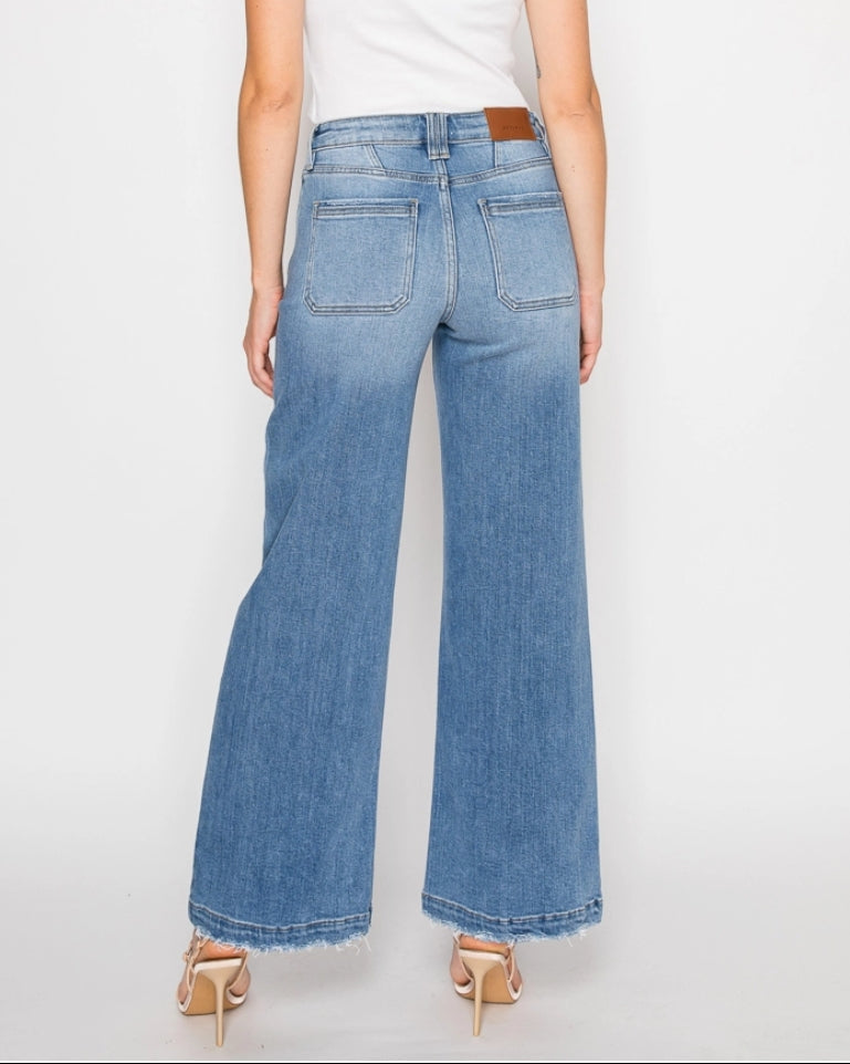 Artemis - Eco Friendly High Rise Slim Palazzo