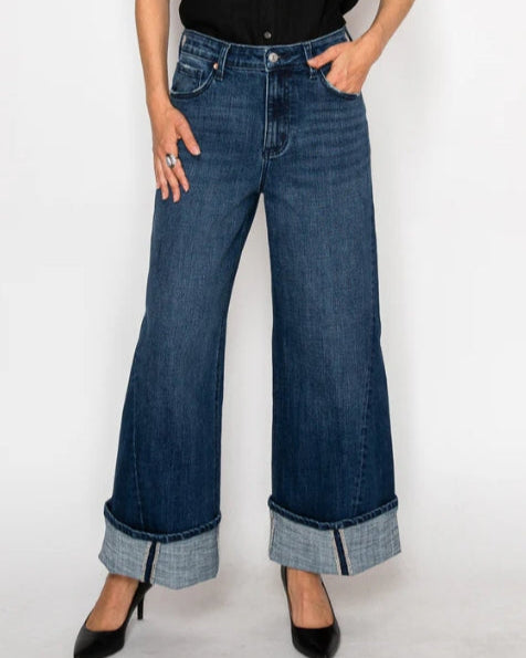 Artemis High Rise A-Line Wide Leg Jean