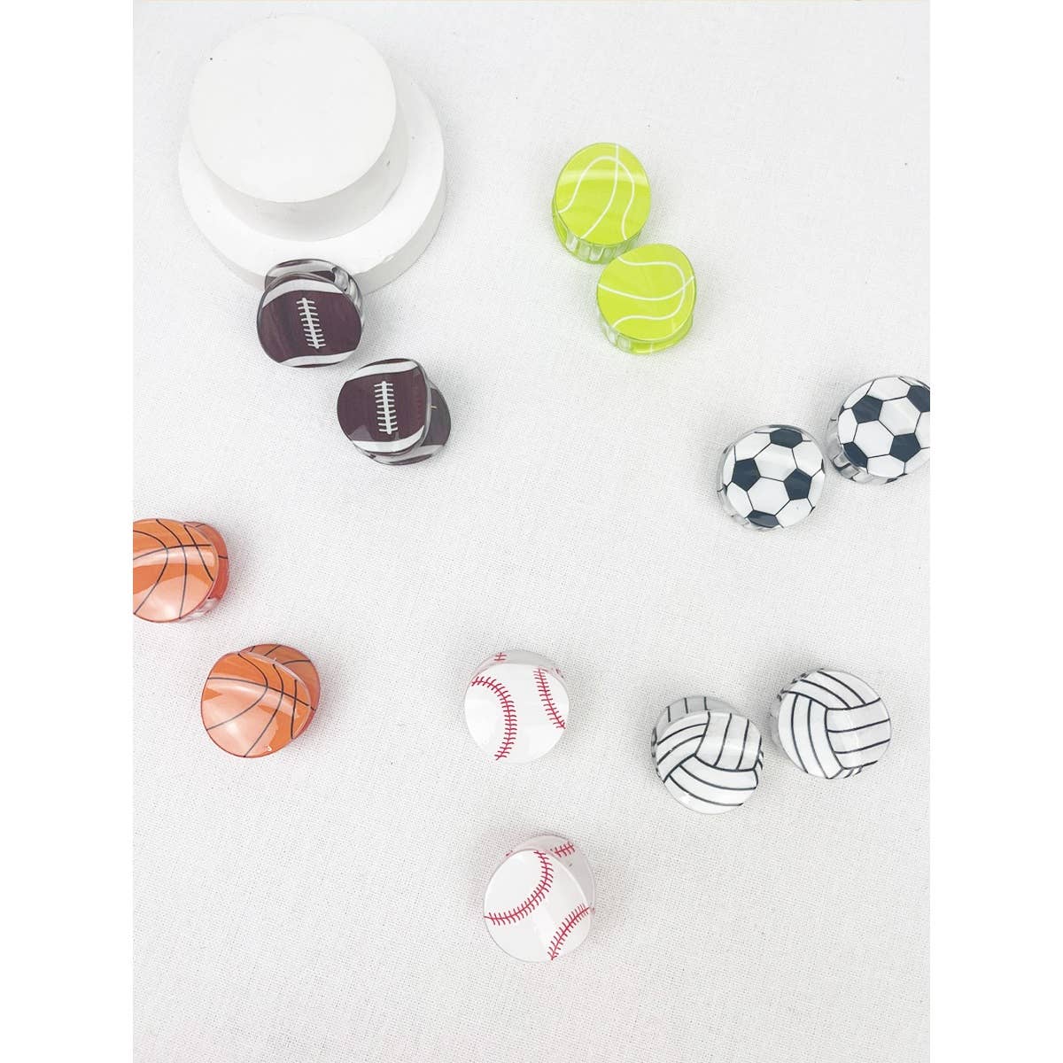 Sports Ball Claw Clips