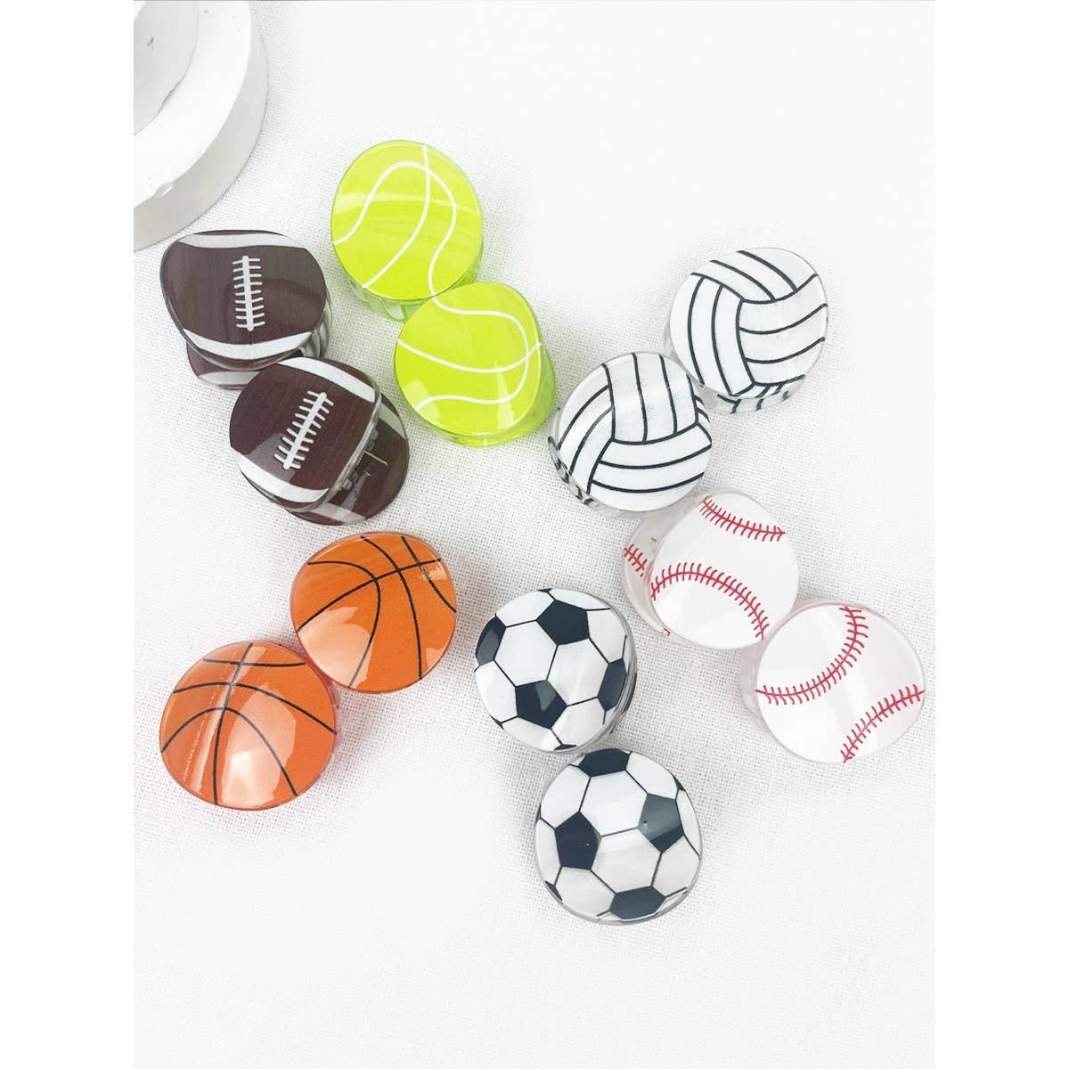 Sports Ball Claw Clips
