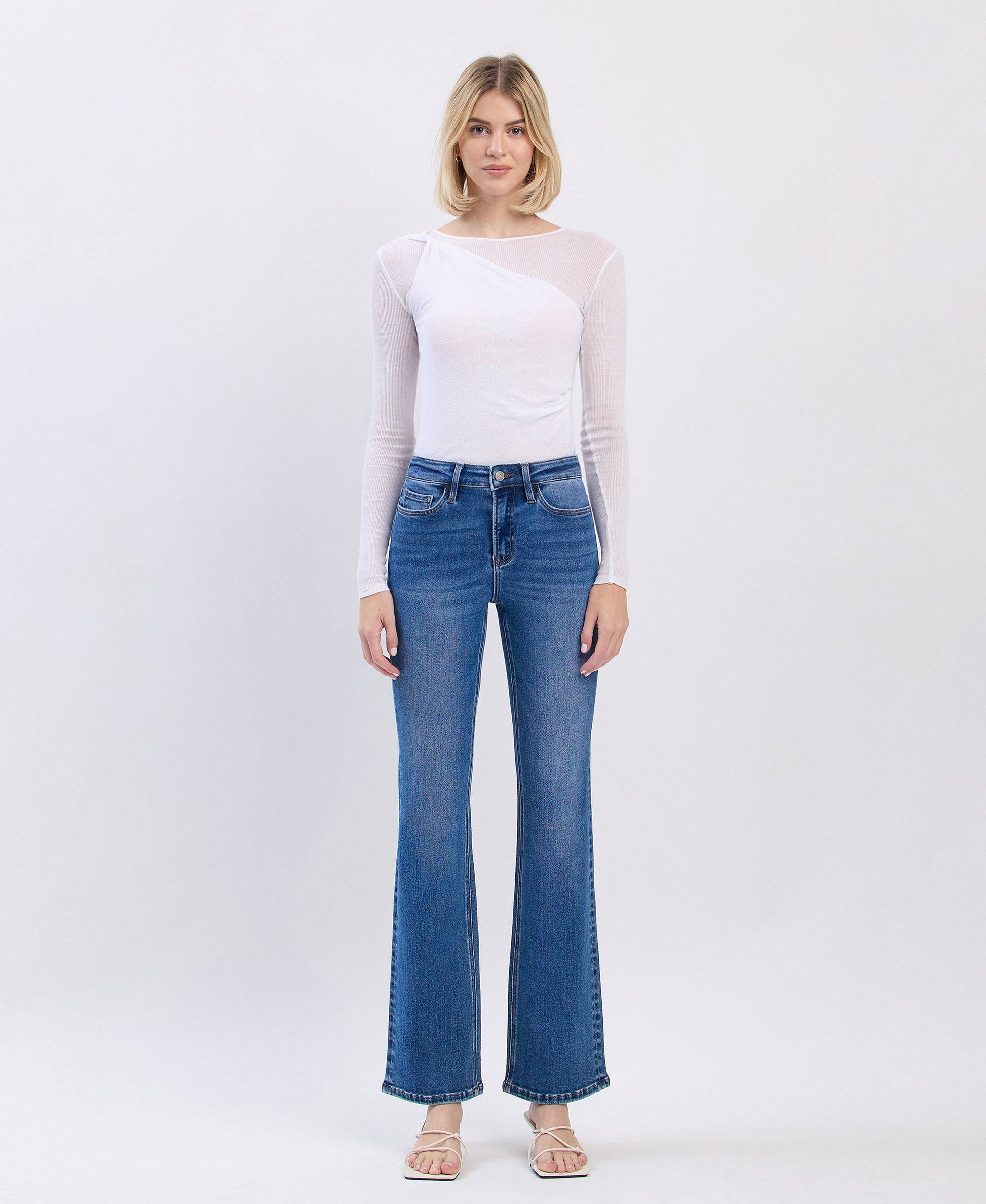 Lovervet High Rise Full Length Bootcut Jean