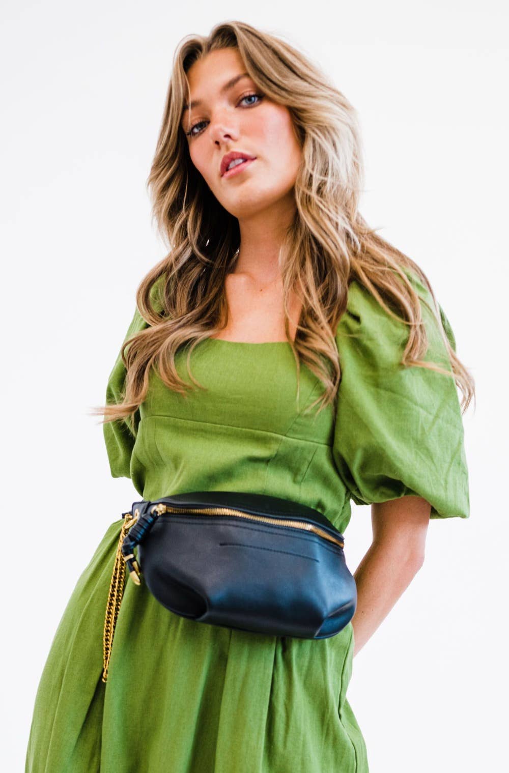 Catherine Fanny Pack Waist Belt Bag Sling: Charcoal