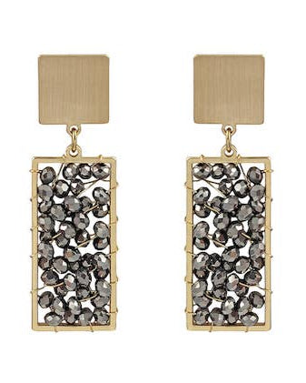 Turner Gold Beaded Earrings
