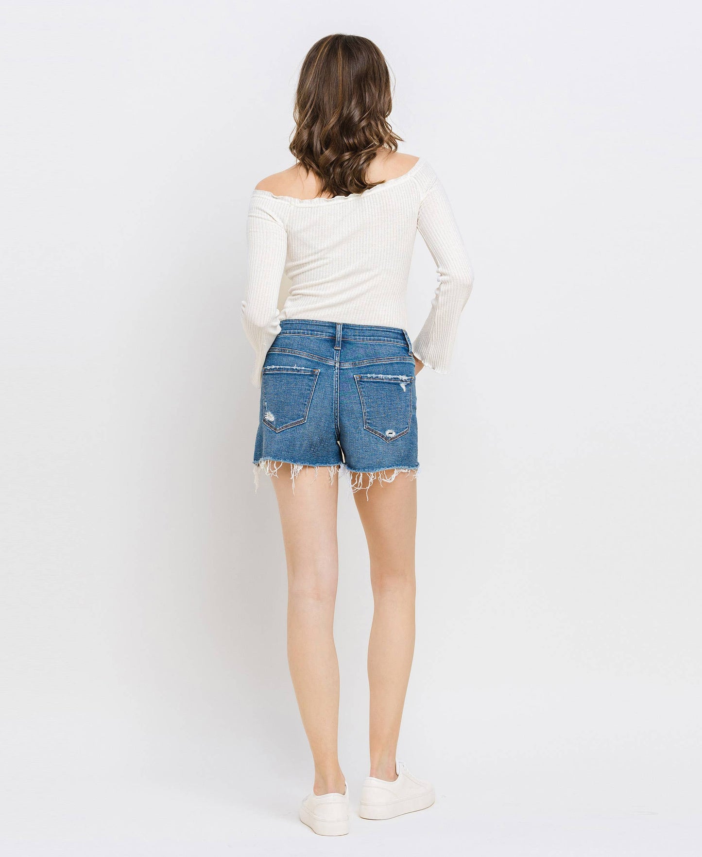Flying Monkey High Rise Cutoff Shorts
