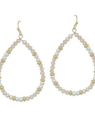Oster Pink Pearl Earrings
