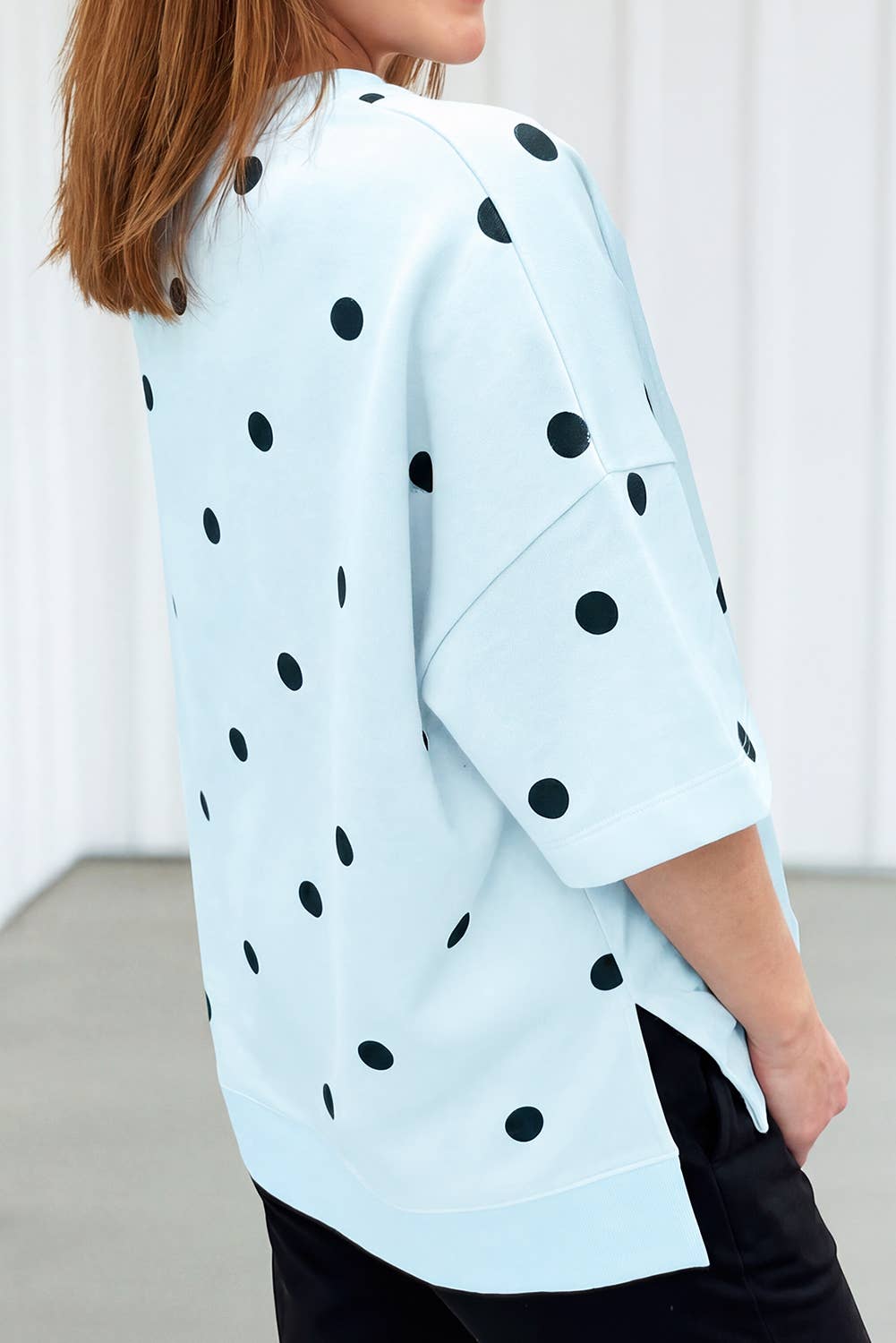 Oversized Polka Dot Shirt