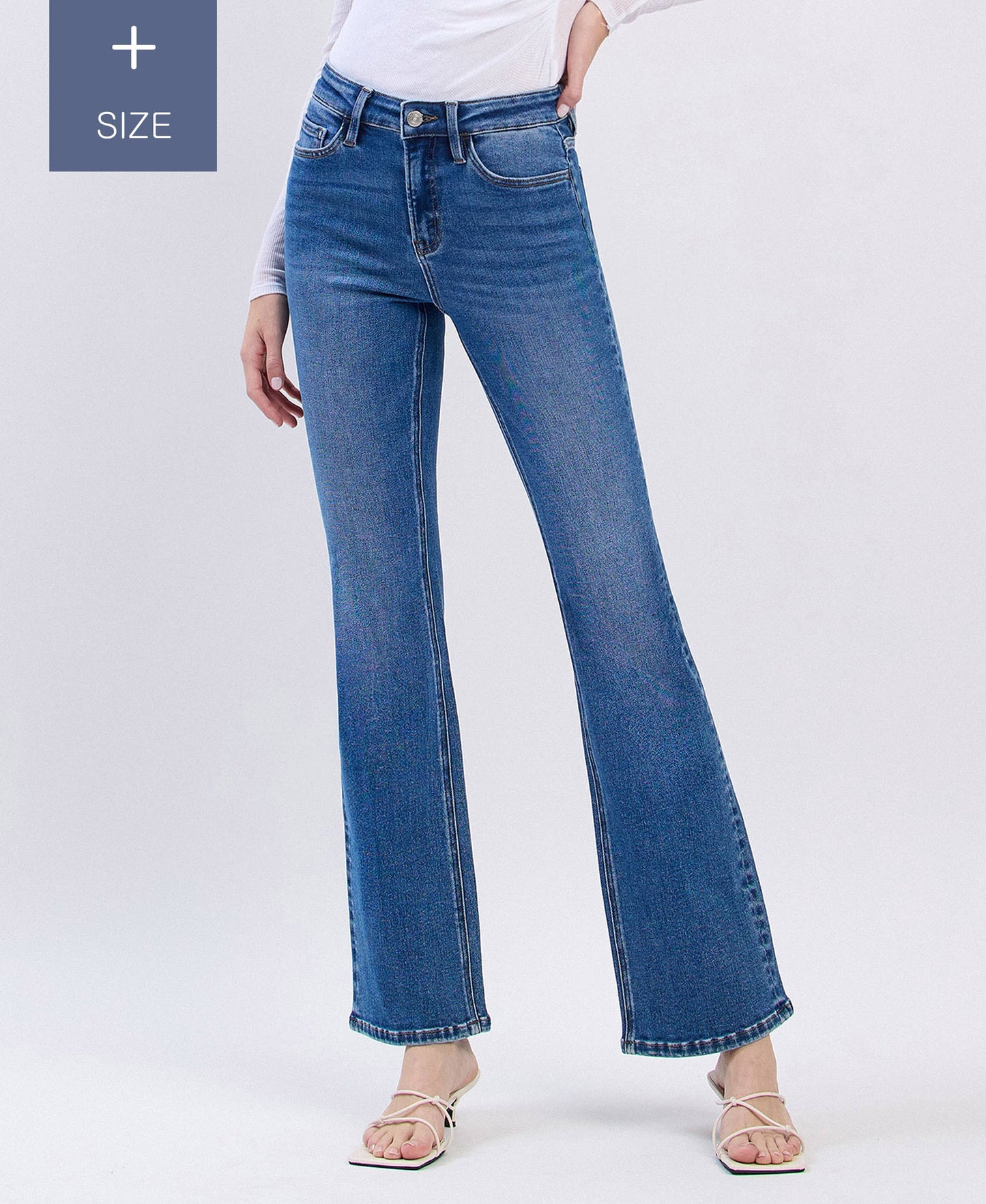 Curvy Lovervet Tummy Control High Rise Bootcut Jean
