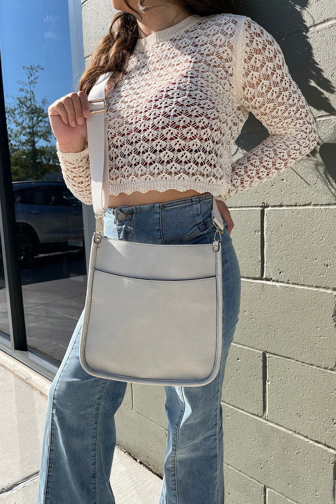 Cool Pink Posie Guitar Strap Crossbody
