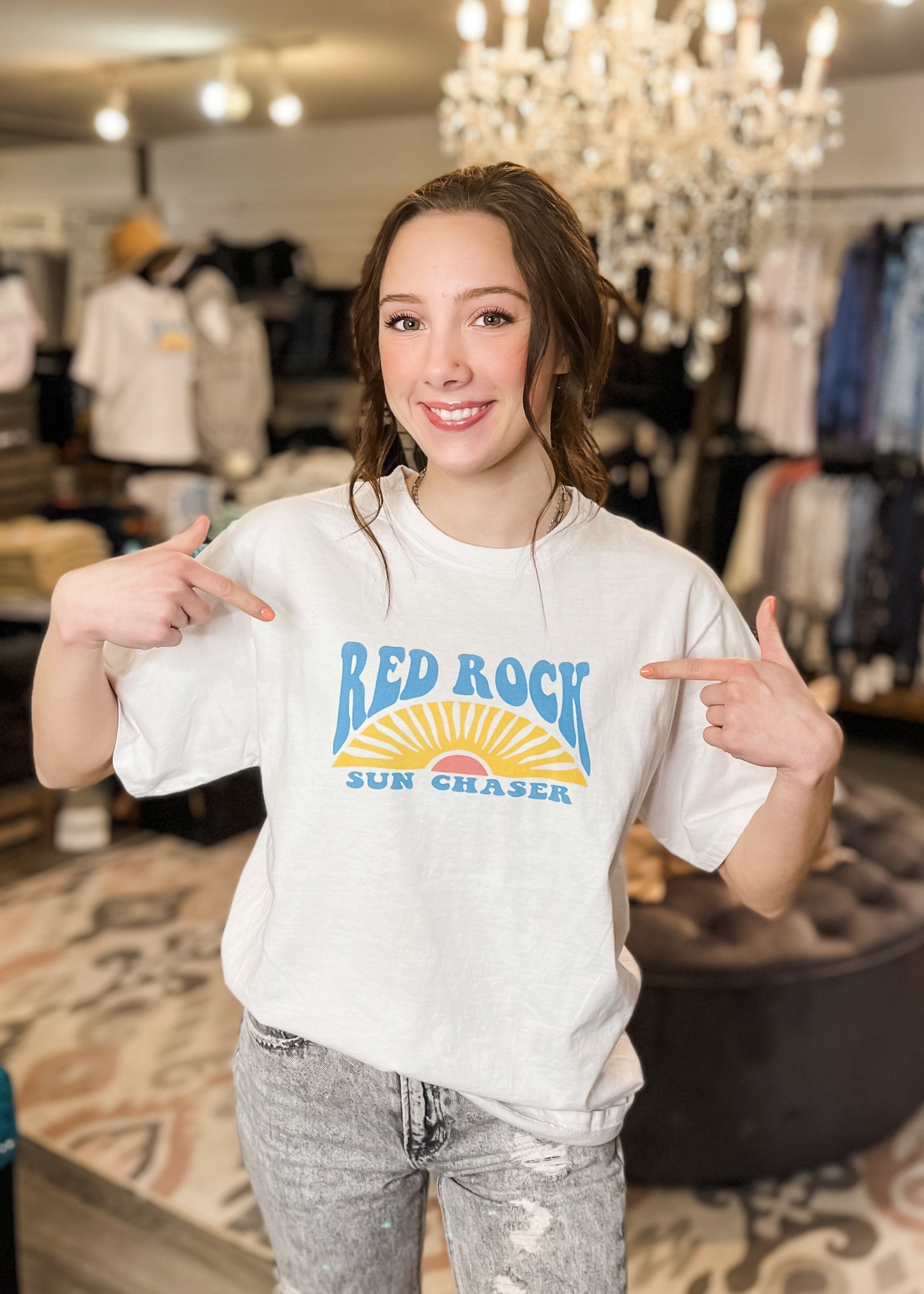Sun Chaser Red Rock Tee S-3X
