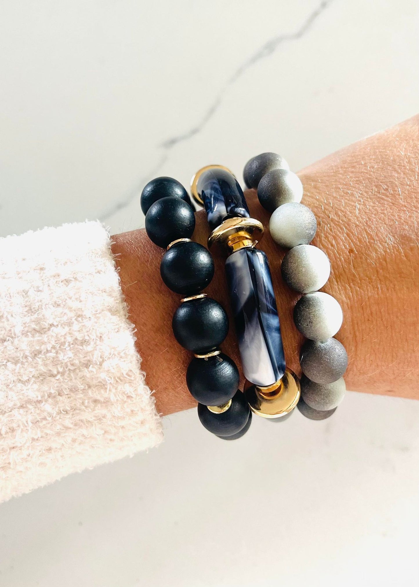 Chunky Stretch Bracelet Sets