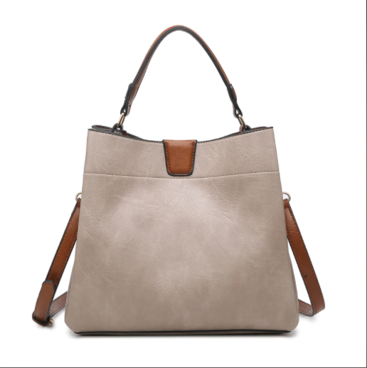 Warm Grey Satchel