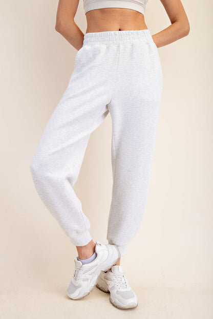 Heather Grey Modal Joggers by Rae Mode