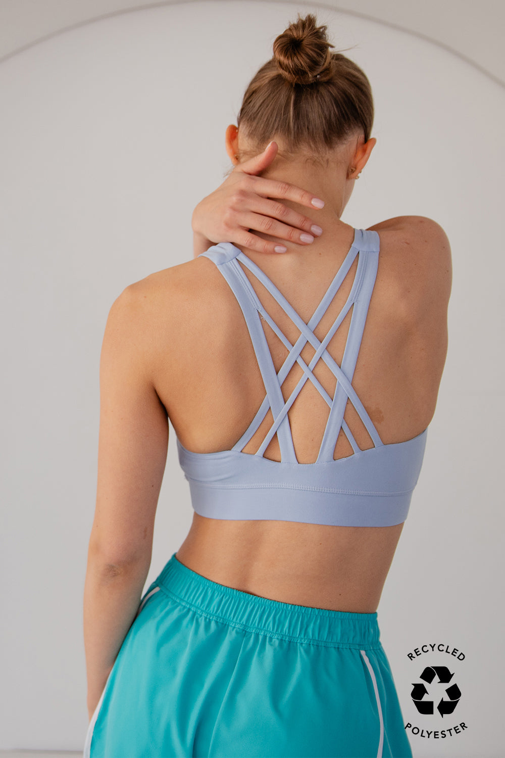 Lavender CrissCross Sports Bra