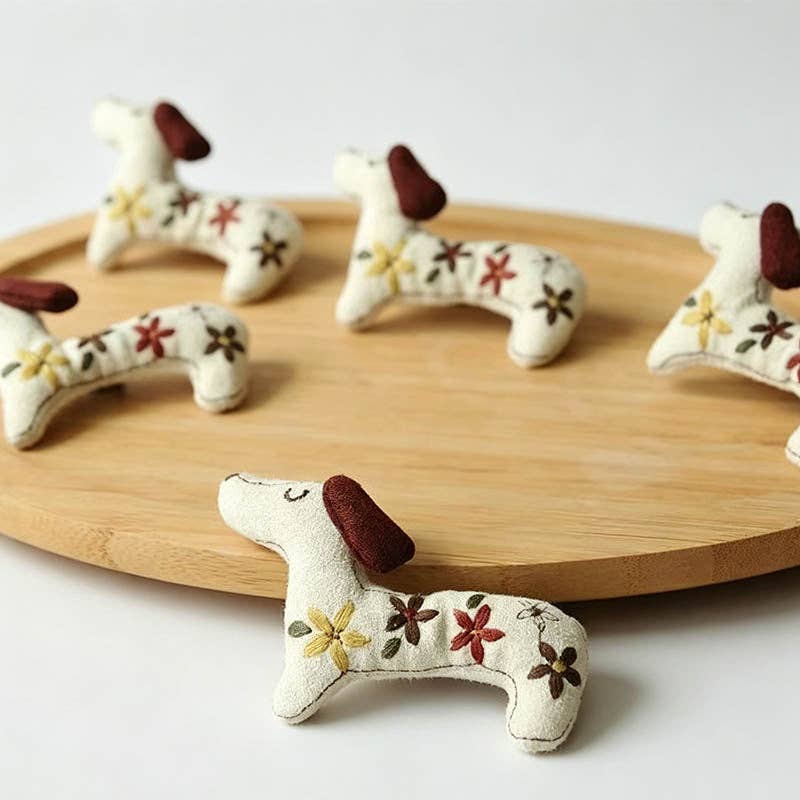 Artistic Puppy Accessory Brooch
