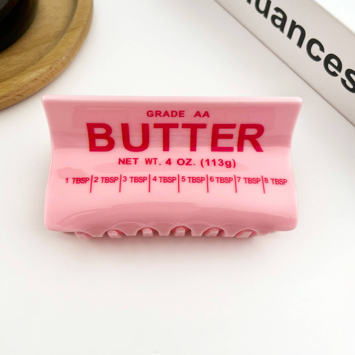 Butter Shaped Hair Claw Clip
