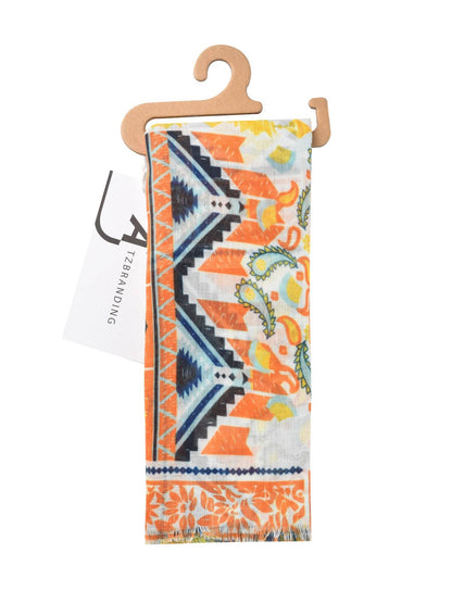 Boho Patchwork Print Scarf